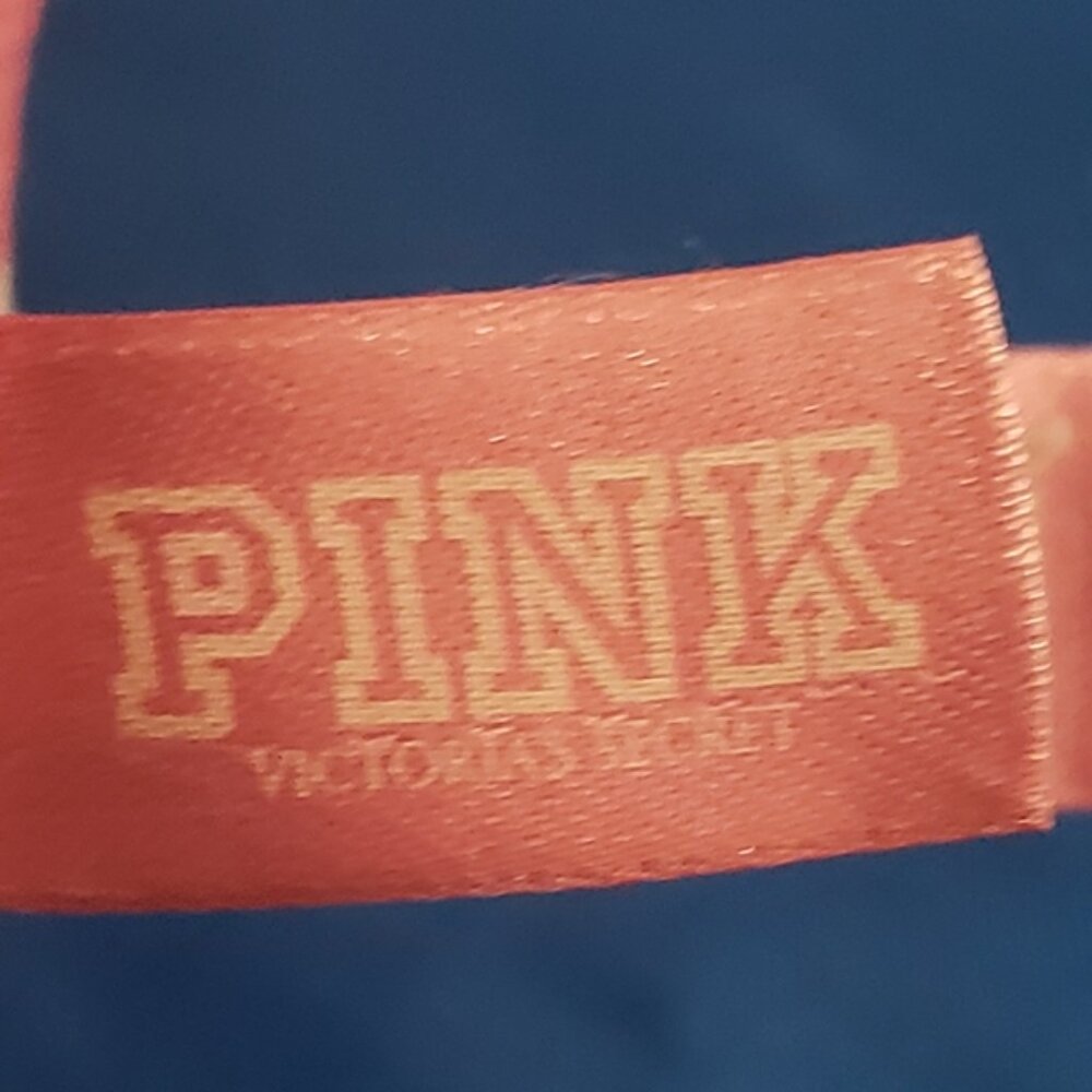 Victoria’s Secret Pink polka dot Mini dog red peace & love t-shirt LE NWOT - Picture 6 of 7